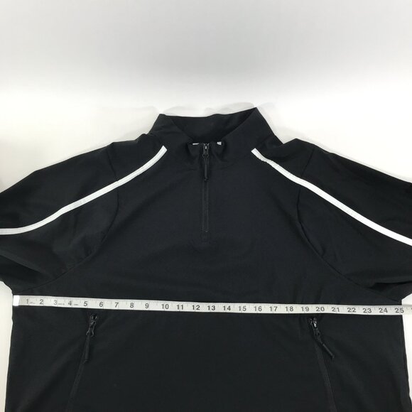 NEW JoyLab Cropped Fit Sweatshirt / Jacket Women's Plus XXL Black 1/4 Zip Active - Picture 6 of 12
